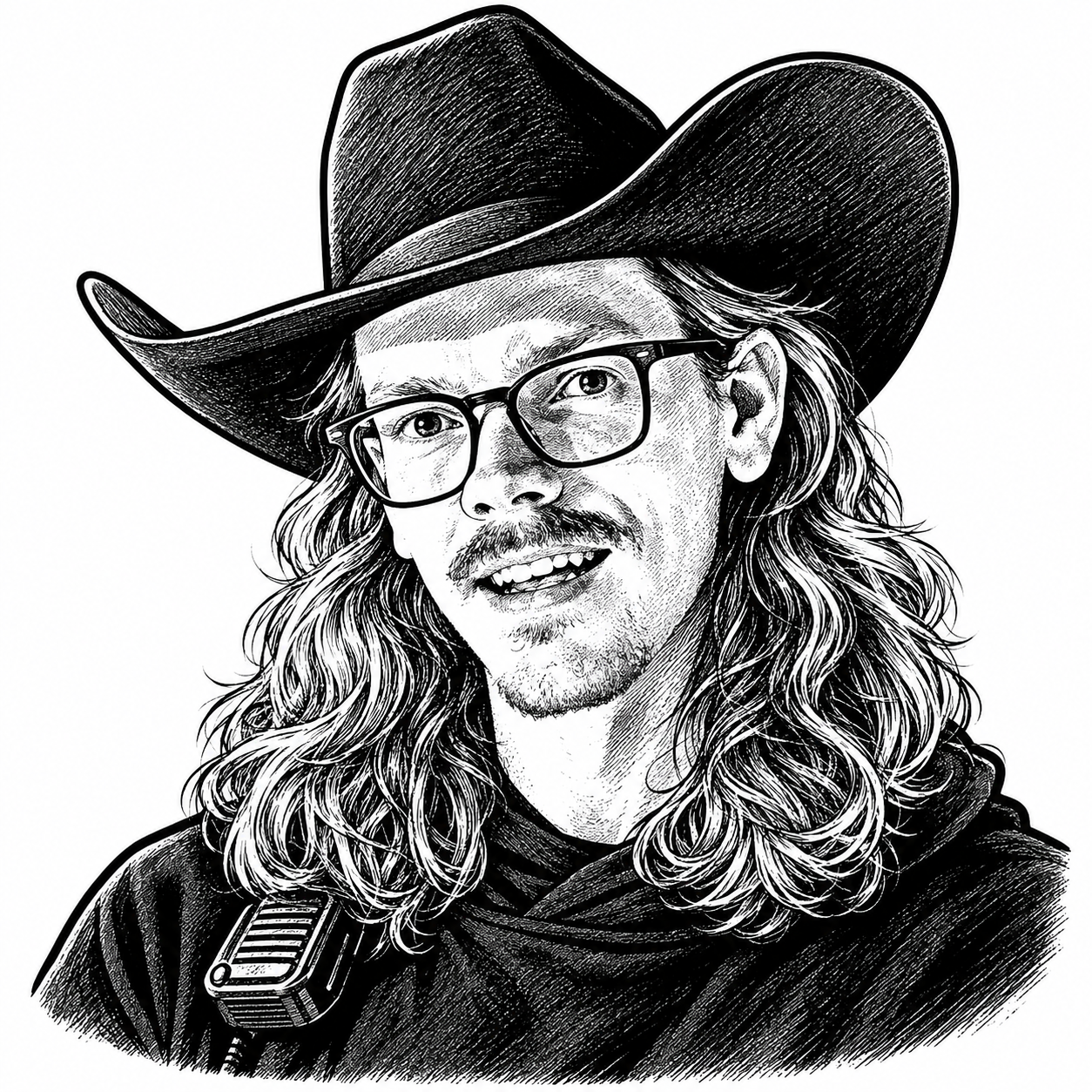 Comic portrait of Scary Mike